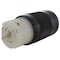 Ac Works Locking Connector, Non-NEMA, 50 A, 250V AC, Three Phase, 3 Pole, Screw Terminals, Black CS8364 - alternate 1